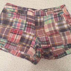 Madras Plaid shorts size 8 by Telluride Clothing